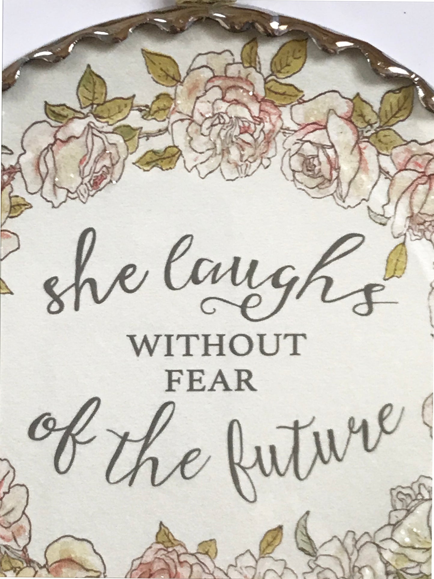 She laughs