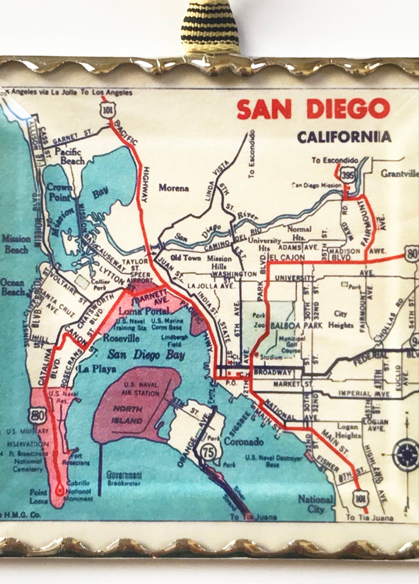 San Diego map