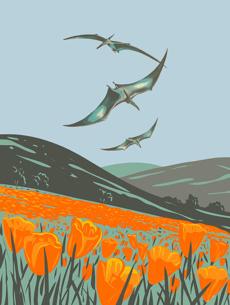 Pterodactyls & Poppies
